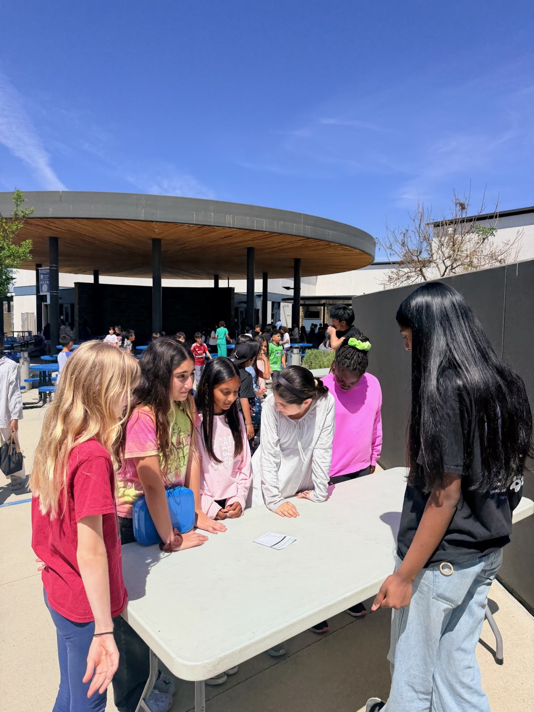 Kids playing a money game